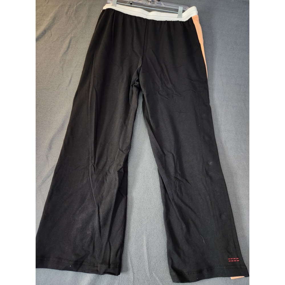 Mind Body Love Yoga Lounge Pants Side Stripe Snap Drawstring Peace World MP NWOT - Picture 6 of 12